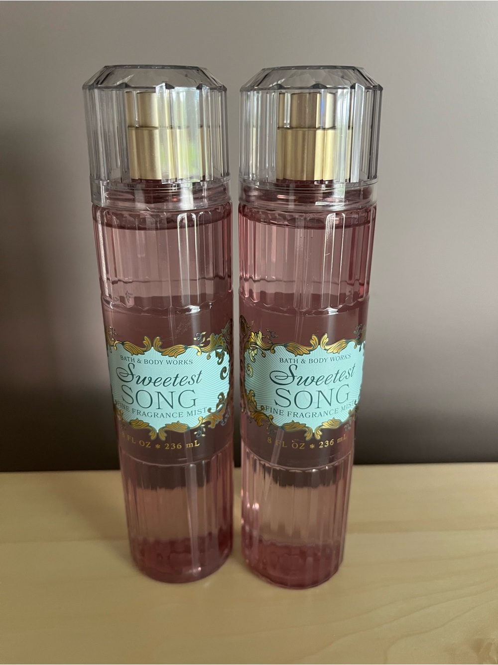 Two New Bath & Body Works Sweetest Song Fine Fragrance Mists